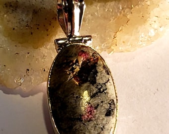 925 Sterling Silver Real Gemstone Pendant