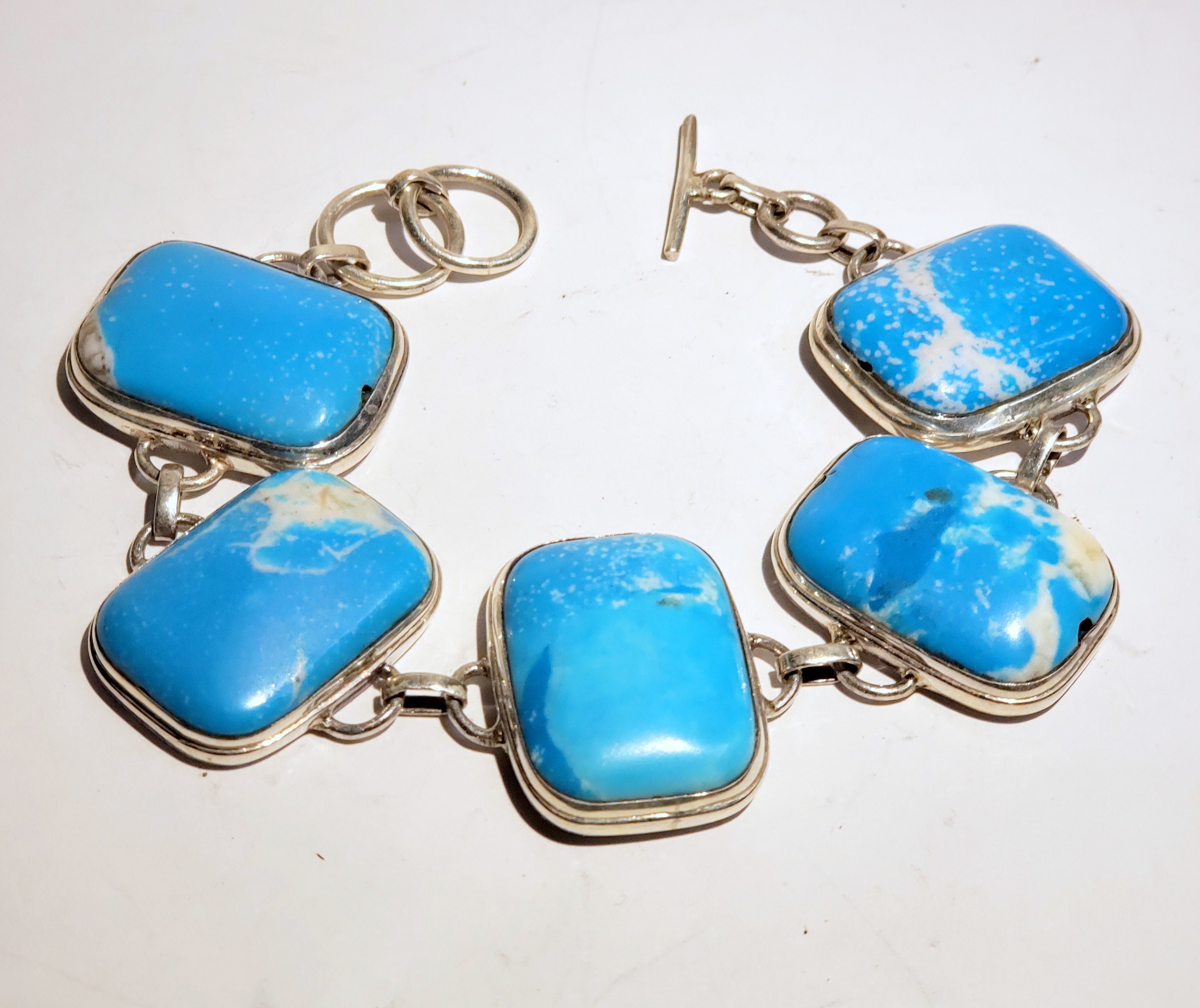 Pendentif Turquoise en Argent, Pendentif Joaillier - una