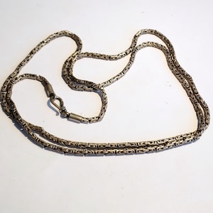 Thick Silver Chain, 925 Sterling Silver Necklace,Solid Silver Chain Necklace,Wheat Chain Necklace,Everyday Chain Necklace,Gift For Men S4-26