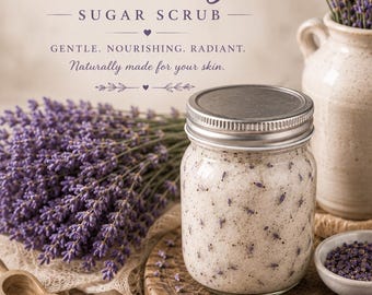 Fresh Picked Lavender Glow Sugar Scrub