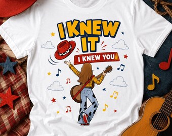 I Knew It I Knew You png, shirt Toy Story, retro western cowgirl-ontwerp, crossover-sublimatieontwerp cowgirl speelgoed, muziekfan, muziekfan png