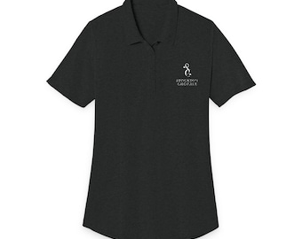 Stockton Chorale Damen besticktes Polo-Shirt | Offizielle Chorkleidung | Damen Konzertpolo | Sänger Geschenk | Musik Merchandise