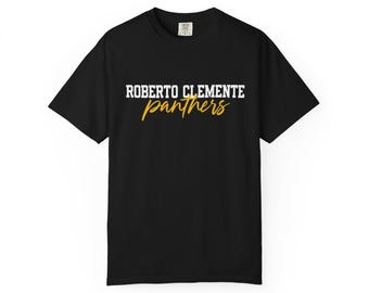 Roberto Clemente Panthers T-shirt | School Spirit Tee, Athletic Script