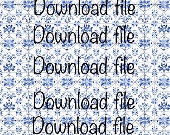 Vintage blue dollhouse Tiles file