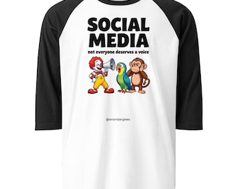 3/4 sleeve raglan shirt