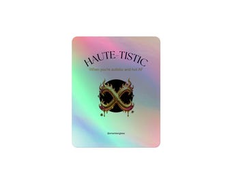 Holographic Vinyl Stickers: Hot-Embossed 3D Pattern, Indoor Use
