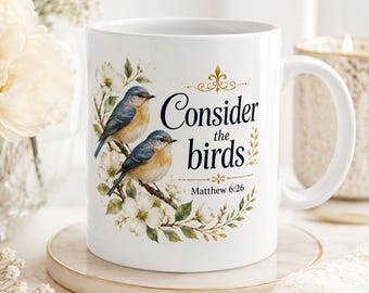 Spiritual Bird Illustration Ceramic Mug | 11oz 15oz
