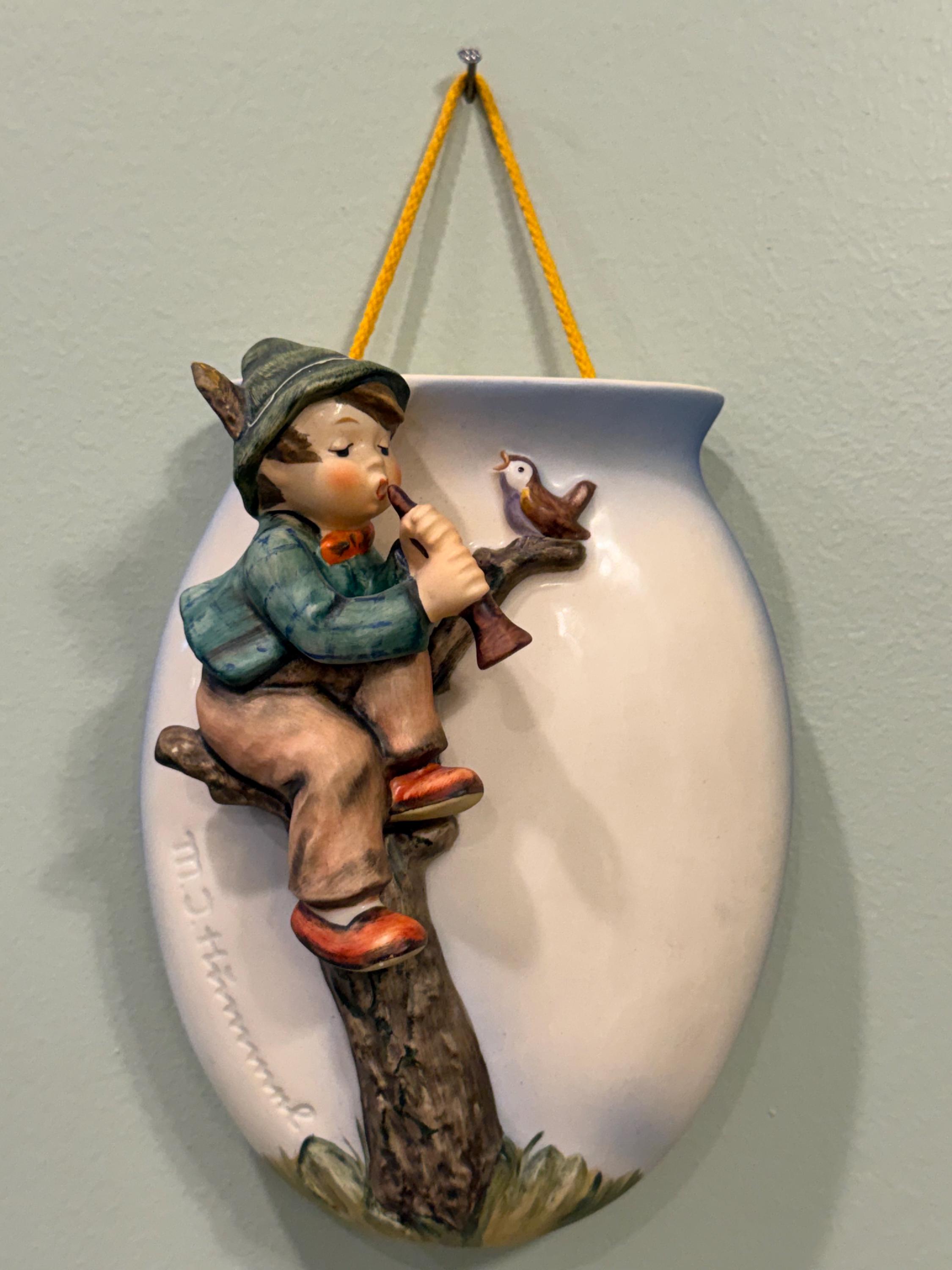 Vintage Porcelain Boy Playing Flute - Etsy