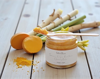 Turmeric & Sea Buckthorn Cleansing Balm – Vegan Makeup Remover, 2oz