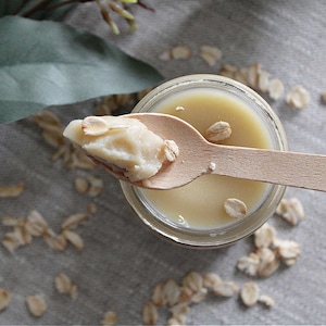 Marshmallow & Oats Cleansing Balm Natural Skincare Makeup Remover Emulsifier Cleansing Balm Handmade Skincare Plant Based image 5