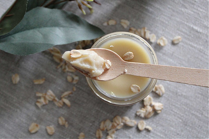 Marshmallow & Oats Cleansing Balm Natural Skincare Makeup Remover Emulsifier Cleansing Balm Handmade Skincare Plant Based image 5