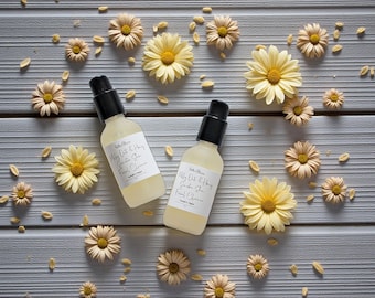 Milky Oats & Honey Sensitive Skin Facial Cleanser- Foaming Cleanser- Sensitive Skin- Oats Honey Face Wash- Handmade Skincare- Cruelty Free