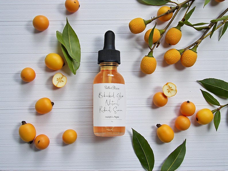 Bakuchiol Glow Natural Retinol Serum- Gentle Formula- Natural Skin Care- Natural Retinol- Handmade Skincare- Gift for Mom- Plant Based 画像 1
