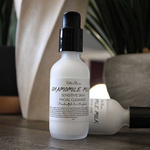 Chamomile Milk Sensitive Skin Facial Cleanser Non-Foaming Cleanser Handmade Skincare Dry Skin Cleanser image 1