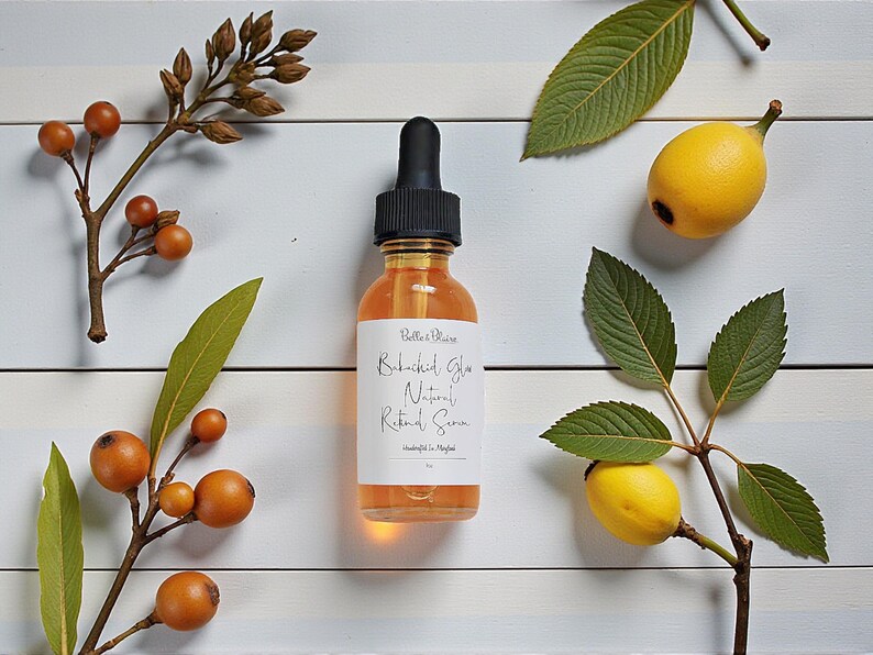 Bakuchiol Glow Natural Retinol Serum- Gentle Formula- Natural Skin Care- Natural Retinol- Handmade Skincare- Gift for Mom- Plant Based 画像 4