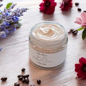 Best Seller! Skin Food Anti-Aging Face Cream- Natural Skin Care- Zero Waste Skincare- Handmade Face Cream- Gift for Mom