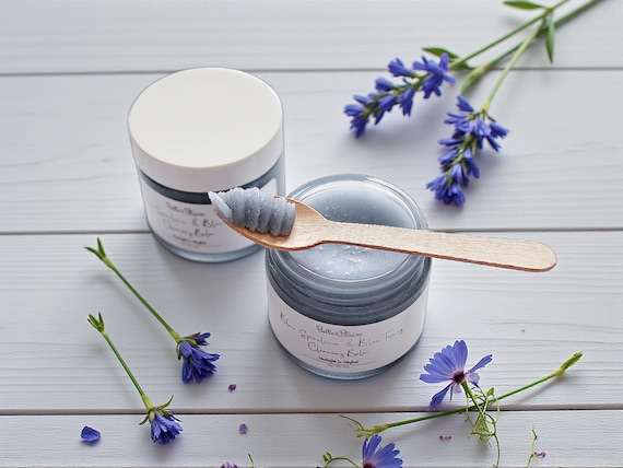 Blue Spirulina & Blue Tansy Cleansing Balm – Natural Makeup Remover