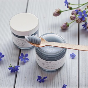 Blue Spirulina & Blue Tansy Cleansing Balm – Natural Makeup Remover immagine 3