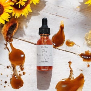 Silky Buriti & Palo Santo Hair Serum- Organic Ingredients- Natural Shine- Frizzy Hair- Light Weight Formula- Handmade