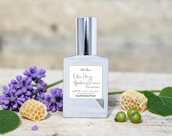 Lilac Honey & Gooseberry Preserves Perfume- Lilac Petals, Wildflower Honey, Ripe Gooseberry, Spring Blossoms, Green Leaves, Golden Nectar.