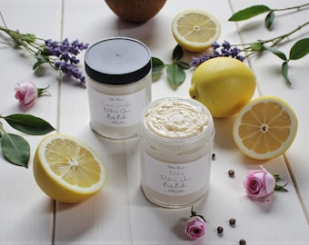 Natural Shea Body Butter- Organic Body Butter- Vegan Body Butter- Whipped Body Butter- Gift For Mom- Natural Skincare- Handmade