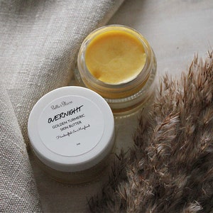 Overnight Golden Turmeric Skin Butter- Natural Skincare- Turmeric Butter- Natural Face Cream