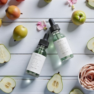 Prickly Pear & Rose Face Serum- Natural Skincare- Vegan Skincare- Handmade- Cruelty Free- Plant Based image 1