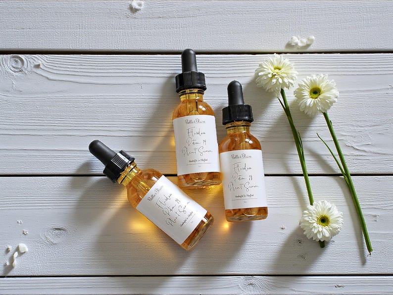 Flawless Potion 19 Serum- Mega Antioxidants Facial Oil- Natural Skin Care- Vegan- Handmade- All Natural- Cruelty Free- Plant Based image 1