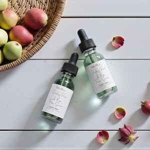 Prickly Pear & Rose Face Serum- Natural Skincare- Vegan Skincare- Handmade- Cruelty Free- Plant Based image 4