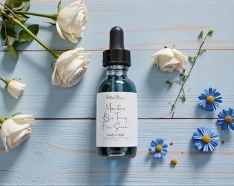Moonstone Blue Tansy Face Serum- Natural Skin Care- Vegan Skincare- Handmade Skincare- Gift for Mom