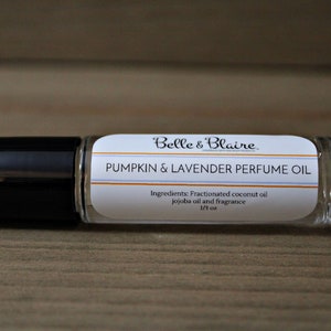 Best Seller Pheromones Formula Pumpkin & Lavender Perfume Oil with Pheromones Roll On Perfume Gift for Friend Handmade image 2