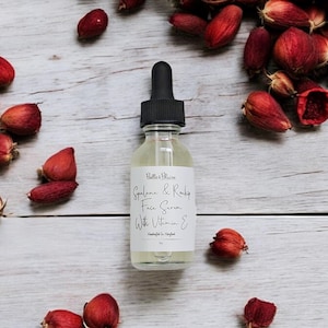 Squalane & Rosehip Face Serum- Natural Skincare- Vegan Skincare- Handmade Skincare- Cruelty Free- Plant Based