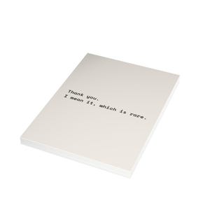 Funny Thank You Card | "Thank you. I mean it, which is rare." | Deadpan Sarcastic Greeting Card, Blank Inside image 16