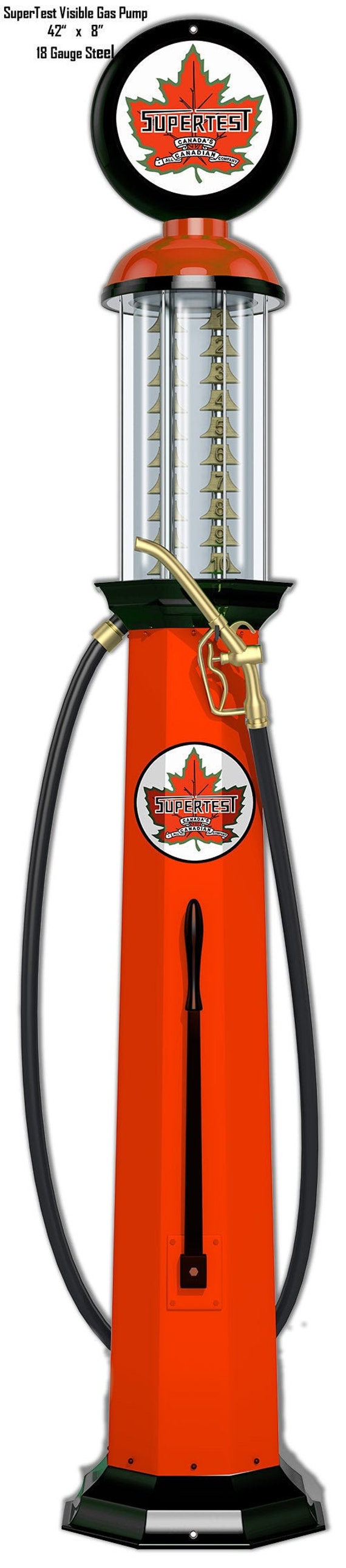 Supertest Gas Oil gasoline sign round . FREE shipping any 8 signs