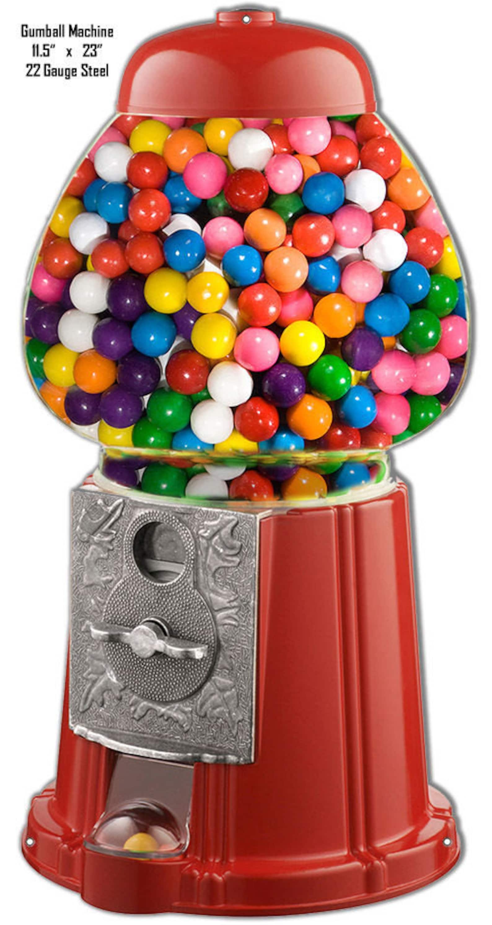 GUMBALL MACHINE Nostalgic Lazer Cut Out 11.5 X 23 | Etsy
