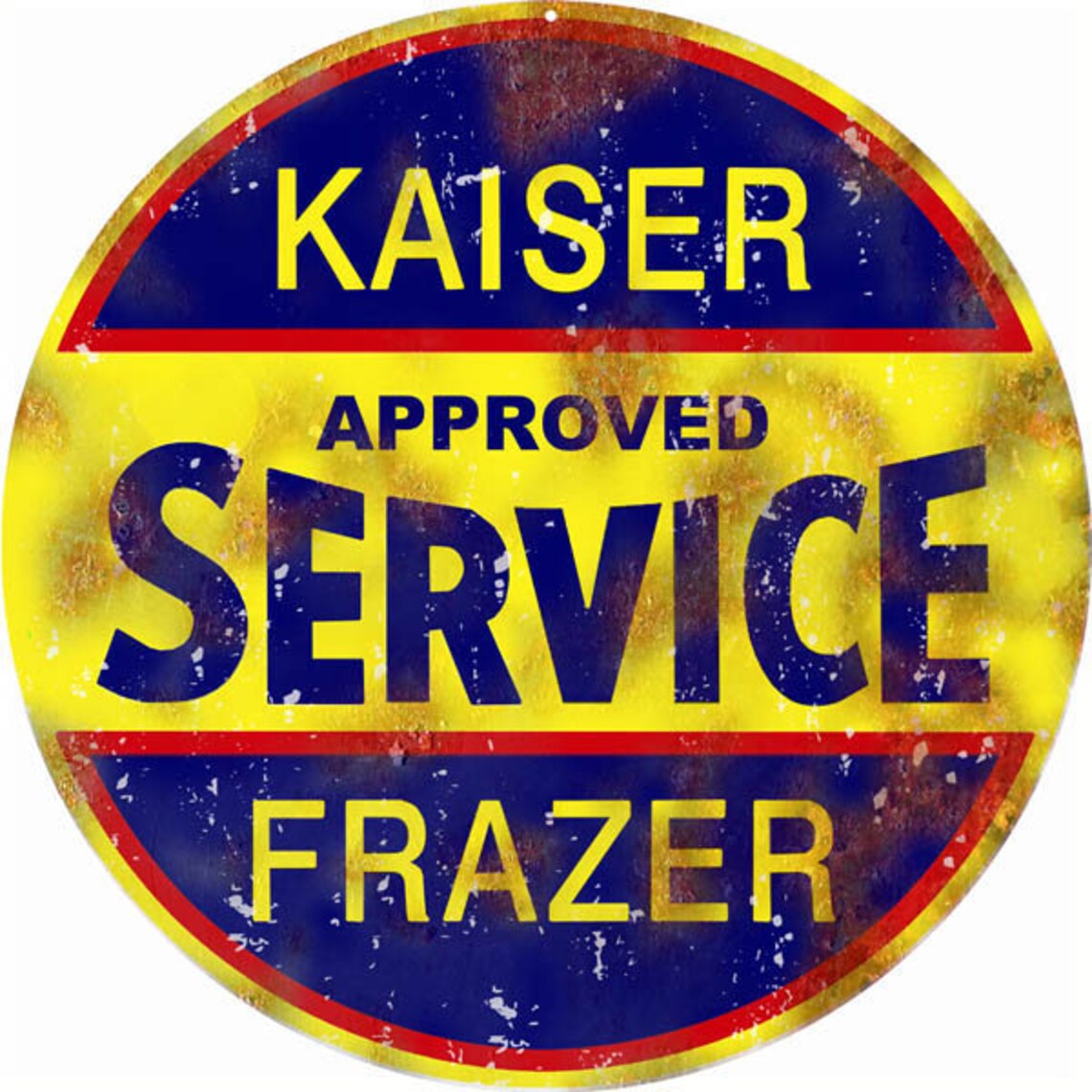OLDTIMER SERVICE ZEICHEN Kaiser-Frazer genehmigt Service | Etsy