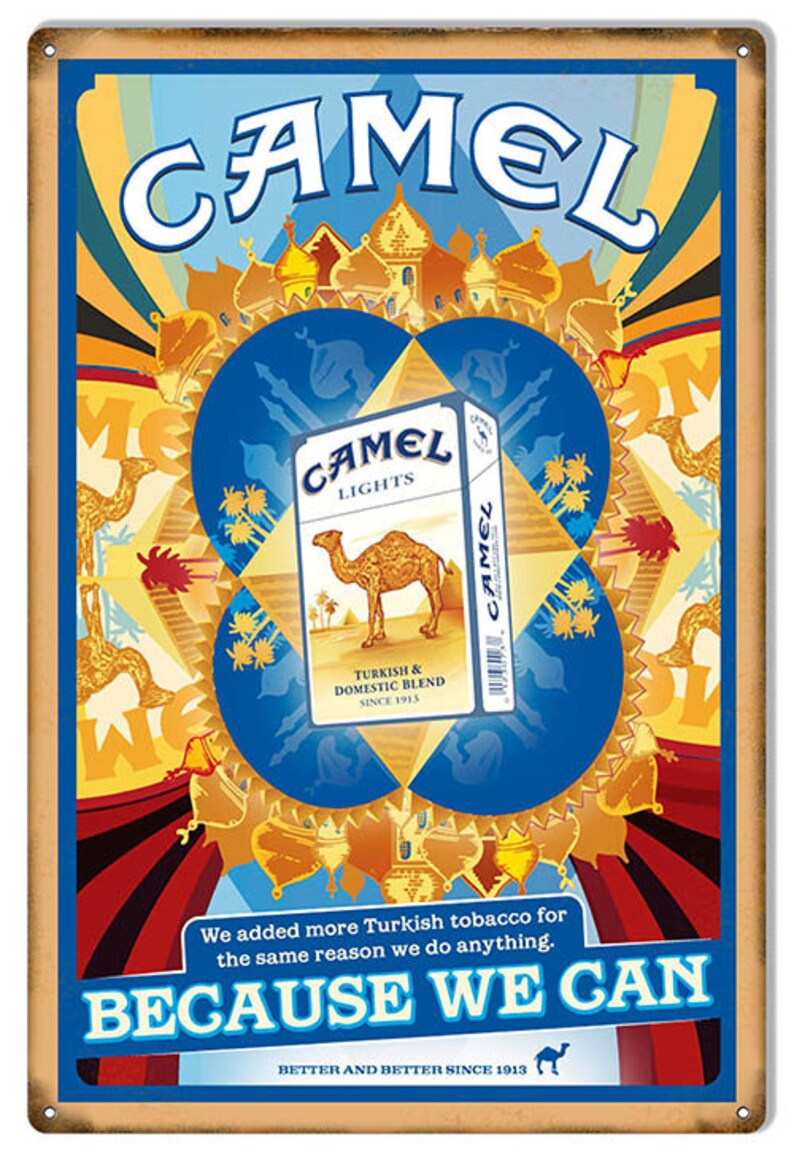 CAMEL CIGARETTES SIGN Camel Cigarettes Since 1913 ...
