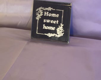 Home Sweet Home Mirror | Hand Engraved Mirror Decor | Housewarming Gift | Farmhouse Decor | Cottagecore Home Decor | Handmade Mirror Art