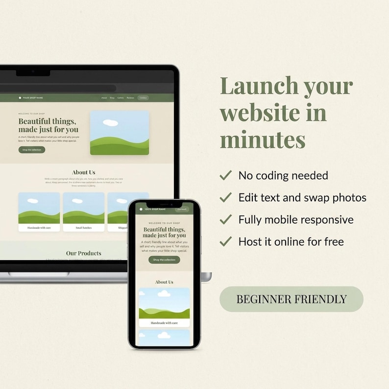Paquete de plantillas web para pequeñas empresas / 9 plantillas HTML editables / Derechos de reventa / Sin código, compatible con dispositivos móviles imagen 2