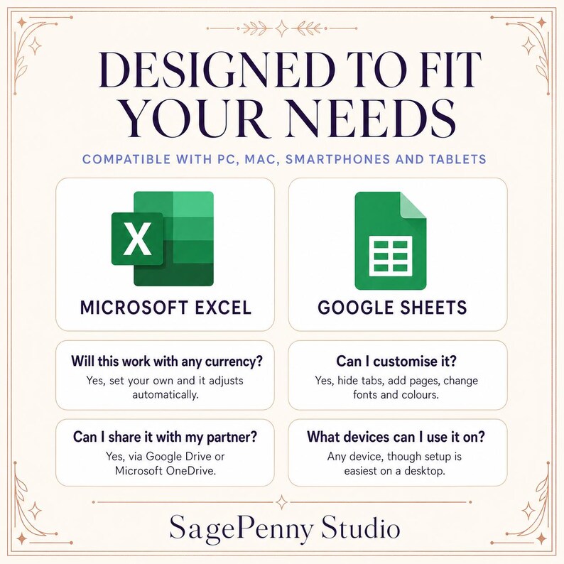 Ultimate Wedding Planner Spreadsheet, Excel and Google Sheets, Budget Tracker and Guest List image 10