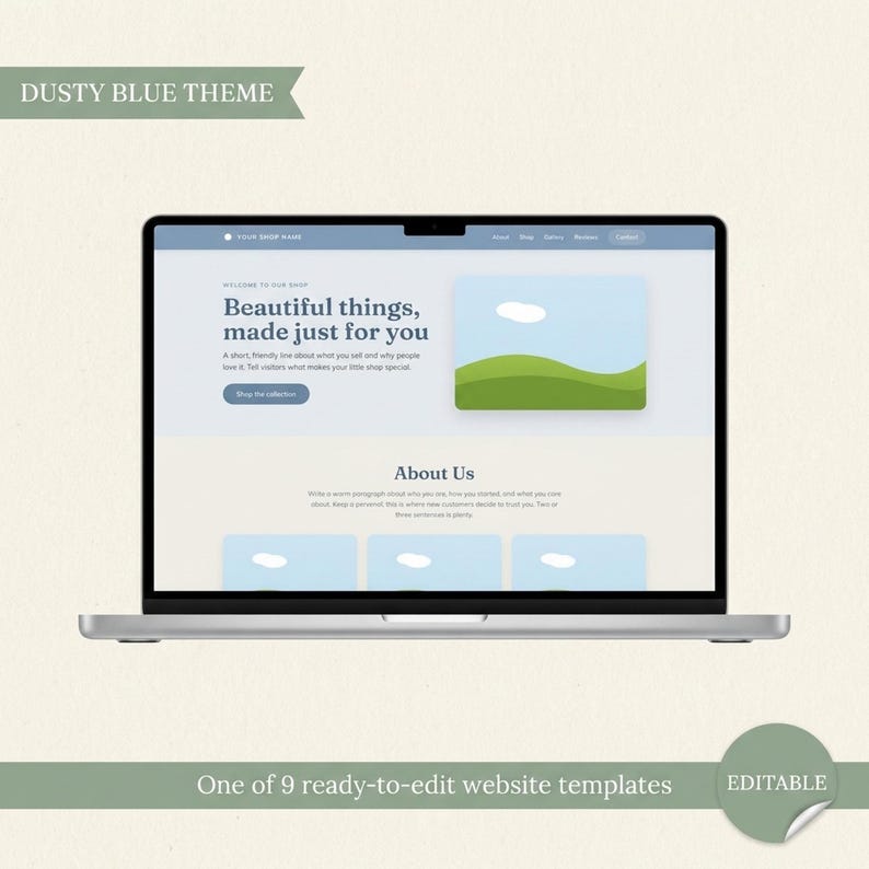 Paquete de plantillas web para pequeñas empresas / 9 plantillas HTML editables / Derechos de reventa / Sin código, compatible con dispositivos móviles imagen 5