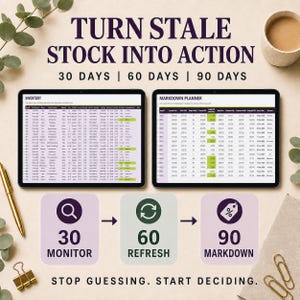 Hoja de cálculo de inventario para revendedores en Vinted, eBay y Depop / Seguimiento de ganancias en Google Sheets imagen 6