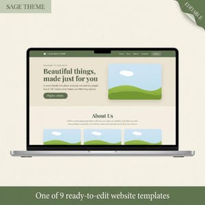 Paquete de plantillas web para pequeñas empresas / 9 plantillas HTML editables / Derechos de reventa / Sin código, compatible con dispositivos móviles imagen 3
