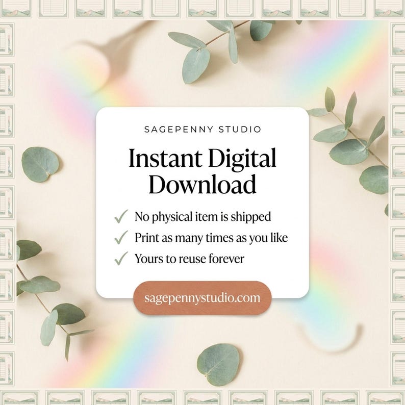 Bill Payment Tracker Printable | 19 Bill & Budget Trackers | Fillable PDF Letter A4 A5 | Yearly Monthly Bill Organizer | Instant Download image 10