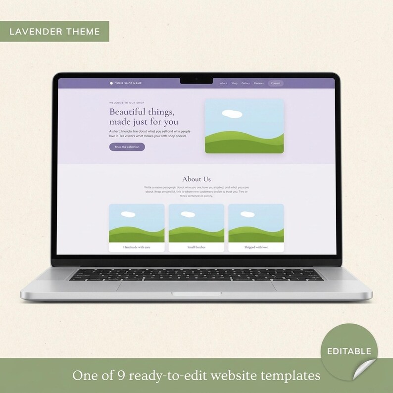 Paquete de plantillas web para pequeñas empresas / 9 plantillas HTML editables / Derechos de reventa / Sin código, compatible con dispositivos móviles imagen 9