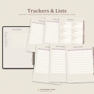 Digital Reading Journal Goodnotes 910 Pages 240 Books 240 Series Reading Tracker Book Journal Notability iPad Bookish Hyperlinked Planner image 10