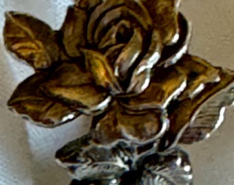Beautiful floral silver plated