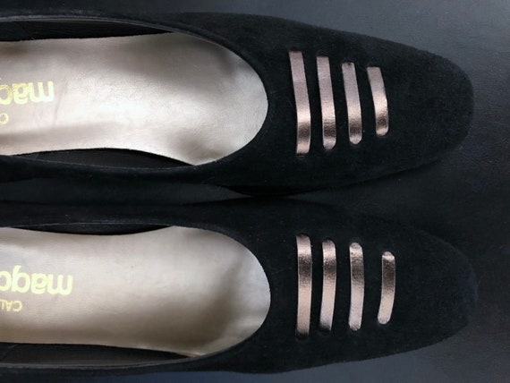 1980s black heels / California Magdesians / size … - image 3