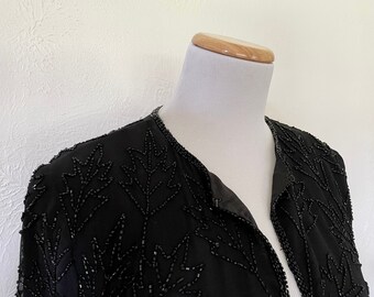 Beaded jacket / JMD New York / size Medium Petite