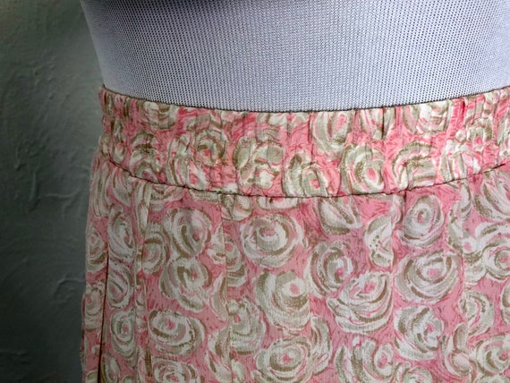 1980s plus-size midi skirt / Andrea Gayle / pleat… - image 1